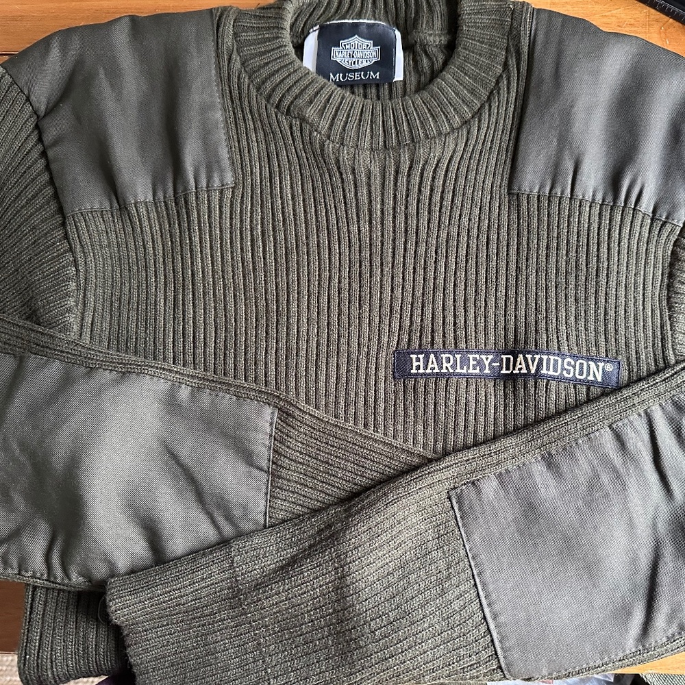 Harley Davidson Museum Collection Commando Sweater,  Size L